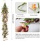 5.4FT Artificial Flower Garland Spring Summer Floral Garland (Red Orange Purple)